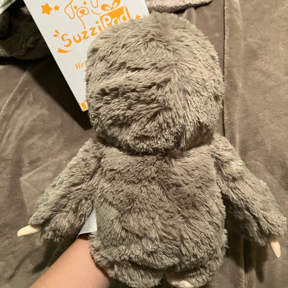 Sloth heatable/cool-able stuffed animal - Picture 2 of 4